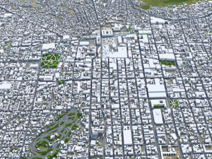 Toluca de Lerdo city Mexico 35km 3D मॉडल