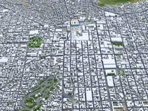 Toluca de Lerdo city Mexico 35km 3D मॉडल