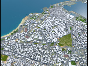 Tripoli city Libya 60km 3D 模型