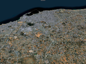 Tripoli city Libya 60km 3D 模型