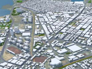 Tripoli city Libya 60km 3D 模型