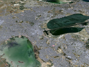 Tunis city Tunisia 30km 3D-Modell