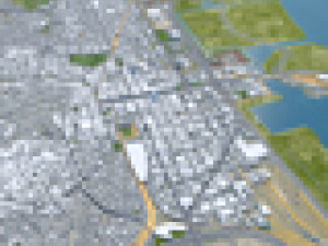 Tunis city Tunisia 30km 3D-Modell