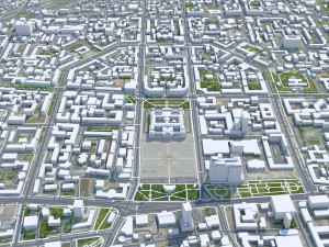 Ulaanbaatar city Mongolia 50km Modelo 3D