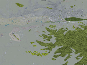 Ulaanbaatar city Mongolia 50km Modelo 3D
