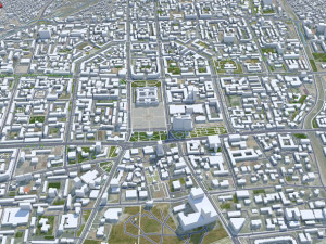 Ulaanbaatar city Mongolia 50km Modelo 3D