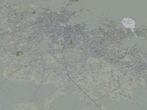 Uyo city Nigeria 35km 3D Model