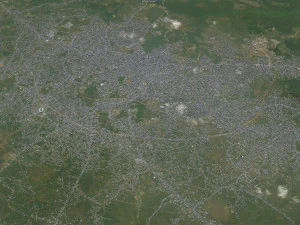 Uyo city Nigeria 35km 3D Model