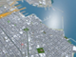 Veracruz city Mexico 20km 3D Модель