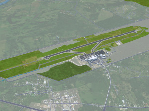 Villahermosa ville Tabasco Mexique 30km Modèle 3D