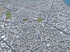 Warangal city Telangana India 20km 3D Модель