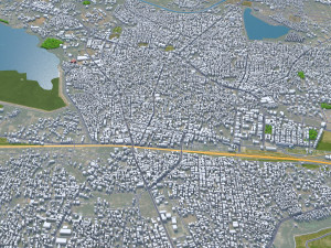 Warangal city Telangana India 20km 3D Модель
