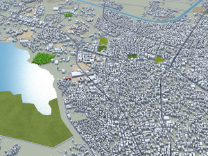 Warangal city Telangana India 20km 3D Модель