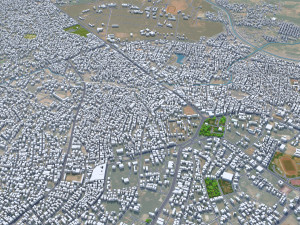 Warangal city Telangana India 20km 3D Модель