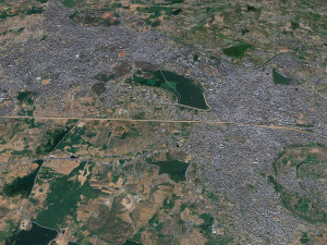 Warangal city Telangana India 20km 3D Модель