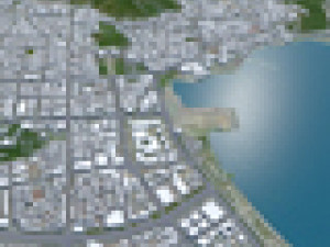 Weihai city Shandong China 150km Modelo 3D