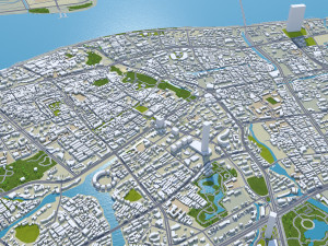 Wenzhou city Zhejiang China 120km Modelo 3D