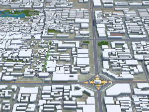 中国西安陝西市 80km 3Dモデル