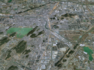 Xuzhou Jiangsu city China 40km 3D Модель