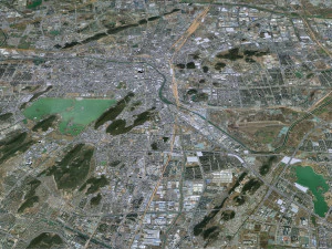 Xuzhou Jiangsu city China 40km 3D Model