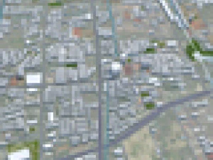 Yangzhou Jiangsu city China 40km 3D Model
