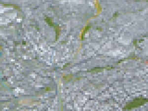Yaounde city Cameroon 40km 3D Model