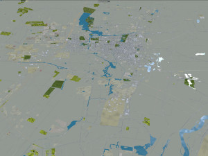 Yinchuan city Ningxia China 60km 3Dモデル