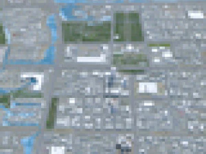 Yinchuan city Ningxia China 60km 3D Model