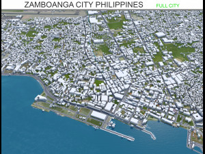 Zamboanga City Philippines 65km 3D Model