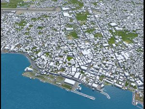 Zamboanga City Philippines 65km 3Dモデル