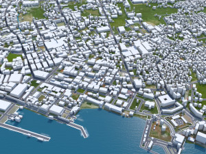 Zamboanga City Philippines 65km 3Dモデル