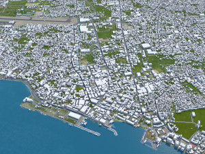 Zamboanga City Philippines 65km 3Dモデル