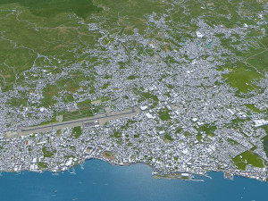 Zamboanga City Philippines 65km 3Dモデル