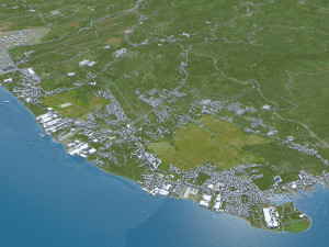 Zamboanga City Philippines 65km 3Dモデル