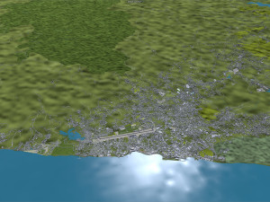 Zamboanga City Philippines 65km 3Dモデル