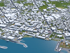 Zamboanga City Philippines 65km 3Dモデル
