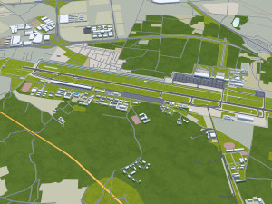 Zhangjiakou city Hebei China 50km 3D 模型