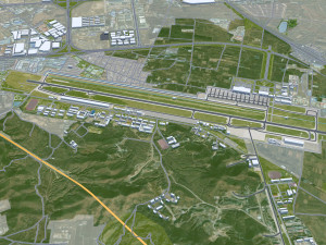 Zhangjiakou city Hebei China 50km 3D 模型
