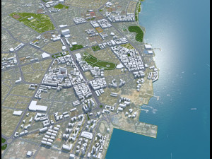 Zhanjiang Guangdong Province China 60km Modelo 3D
