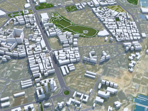 Zhanjiang Guangdong Province China 60km Modelo 3D