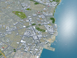 Zhanjiang Guangdong Province China 60km Modelo 3D