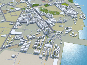 Zhanjiang Guangdong Province China 60km Modelo 3D