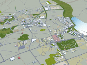 Zhanjiang Guangdong Province China 60km Modelo 3D