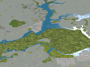 Zhanjiang Guangdong Province China 60km Modelo 3D