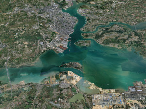 Zhanjiang Guangdong Province China 60km Modelo 3D