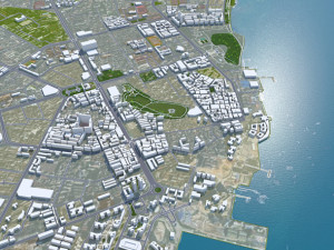 Zhanjiang Guangdong Province China 60km Modelo 3D