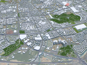 Zhongshan Guangdong Province China city 80km Model 3D