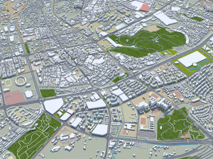 Zhongshan Guangdong Province China city 80km Model 3D