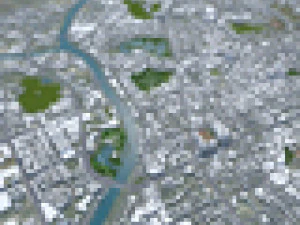 Zhongshan Guangdong Province China city 80km 3D Model