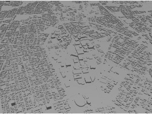 Al Hofuf city Saudi Arabia 30km 3D-Modell